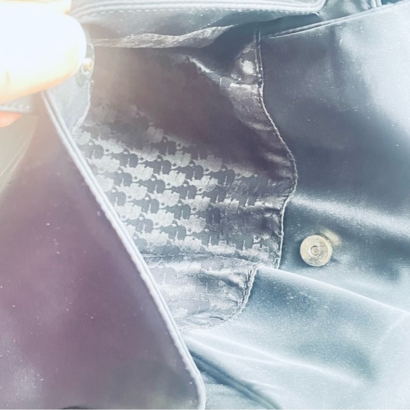 KARL LAGERFELD BLACK CROSSBODY SHOULDER BAG INVISIBLE MAGNETIC CLOSURE WOMEN BAG - Picture 14 of 15